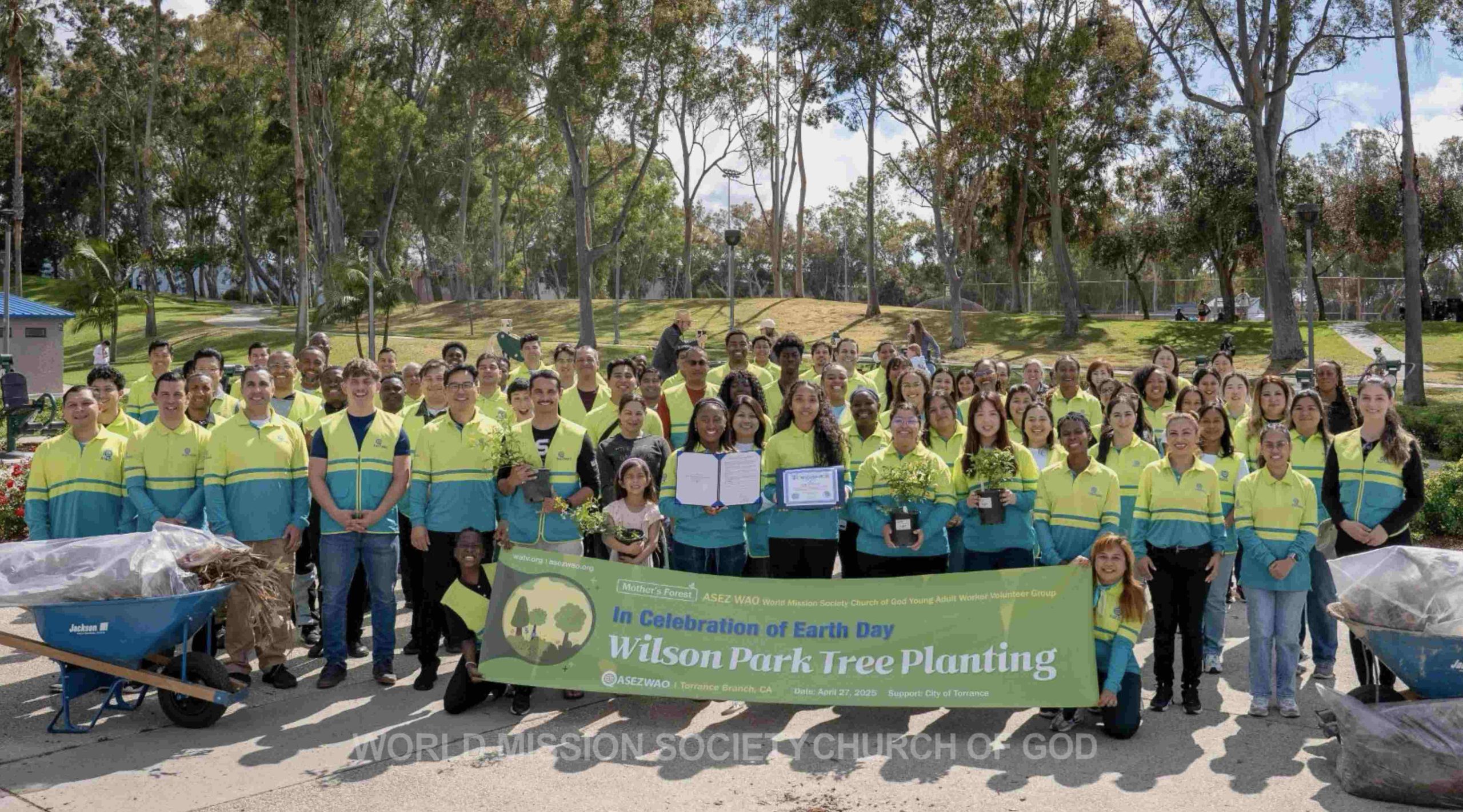 Read more about the article Earth Day Celebration by Planting at Wilson Park