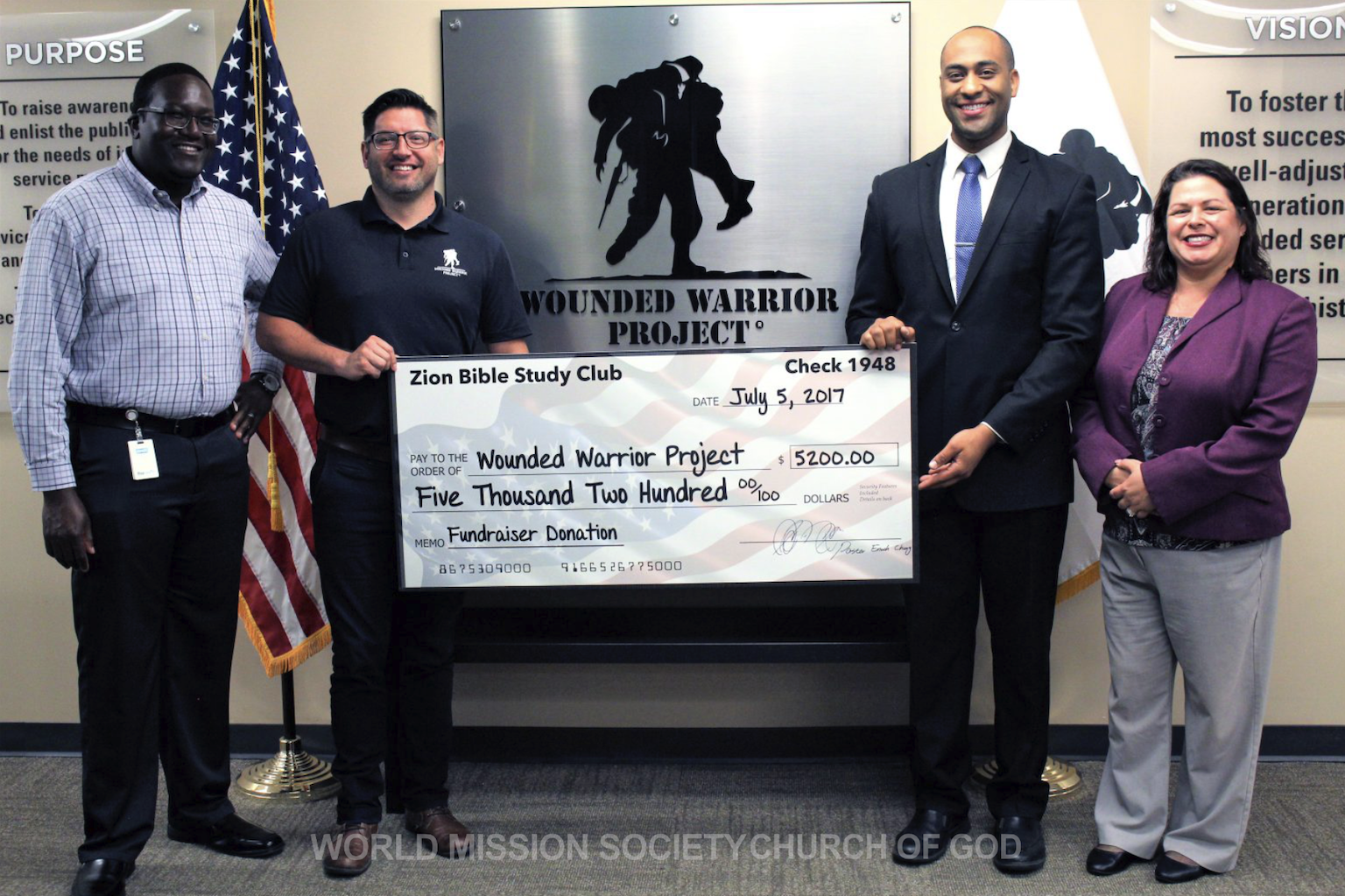 Read more about the article Zion Bible Study Club Hosts Fundraiser to Benefit Wounded Warriors