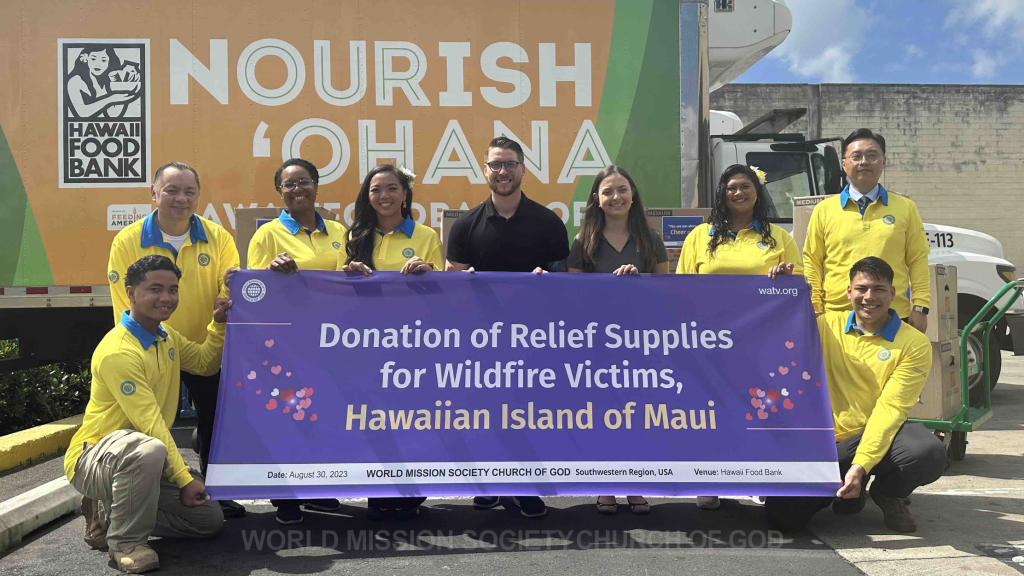 Church of God Southwest Region donates relief supplies for wildfire victims in Maui, Hawaii