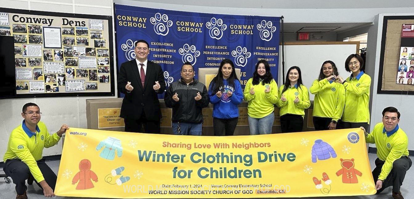 Read more about the article “Sharing Love With Neighbors”: Donation of Winter Coats to Conway Elementary School