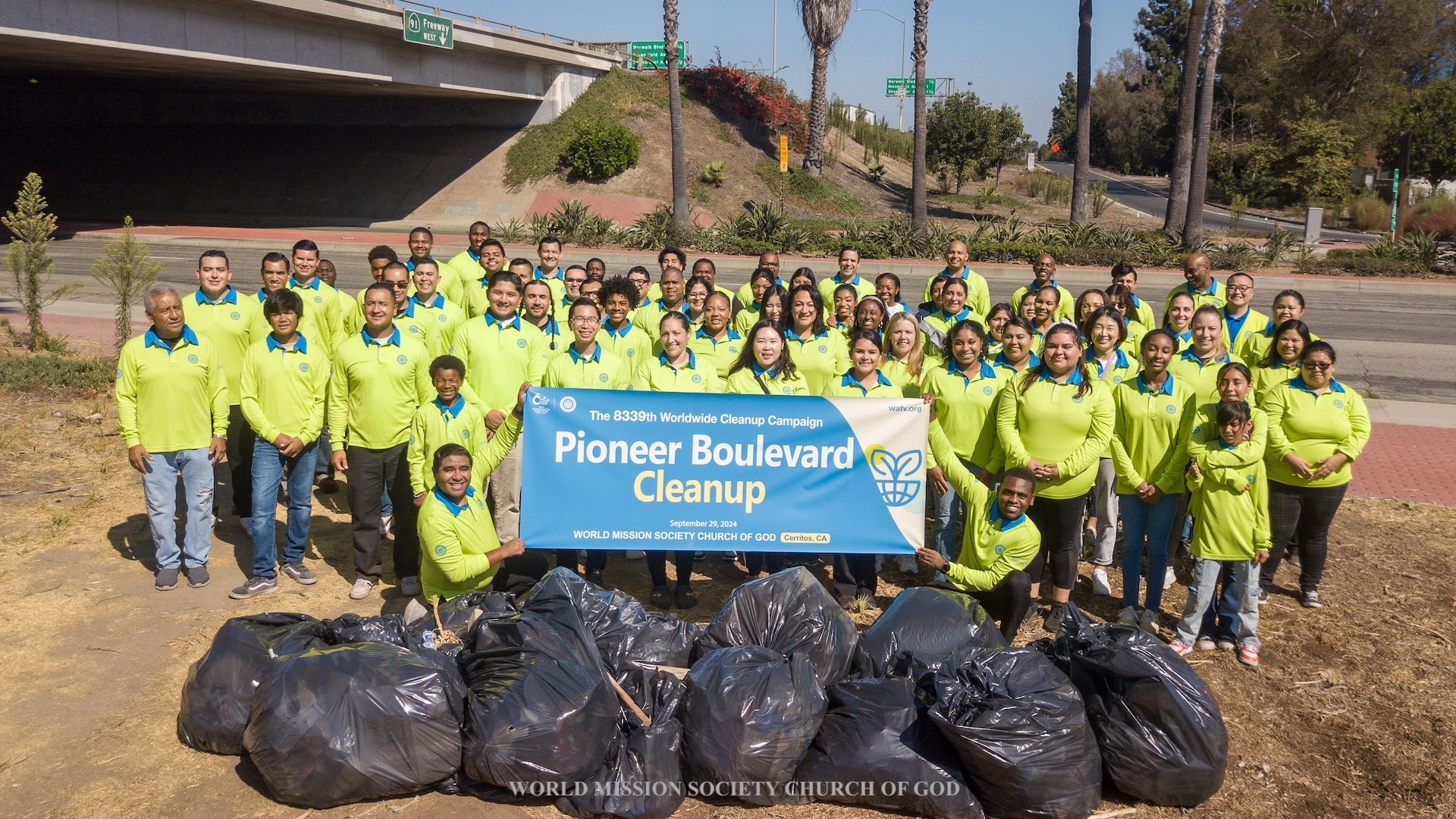 Read more about the article Pioneers of the Gospel Host Street Cleanup in Artesia