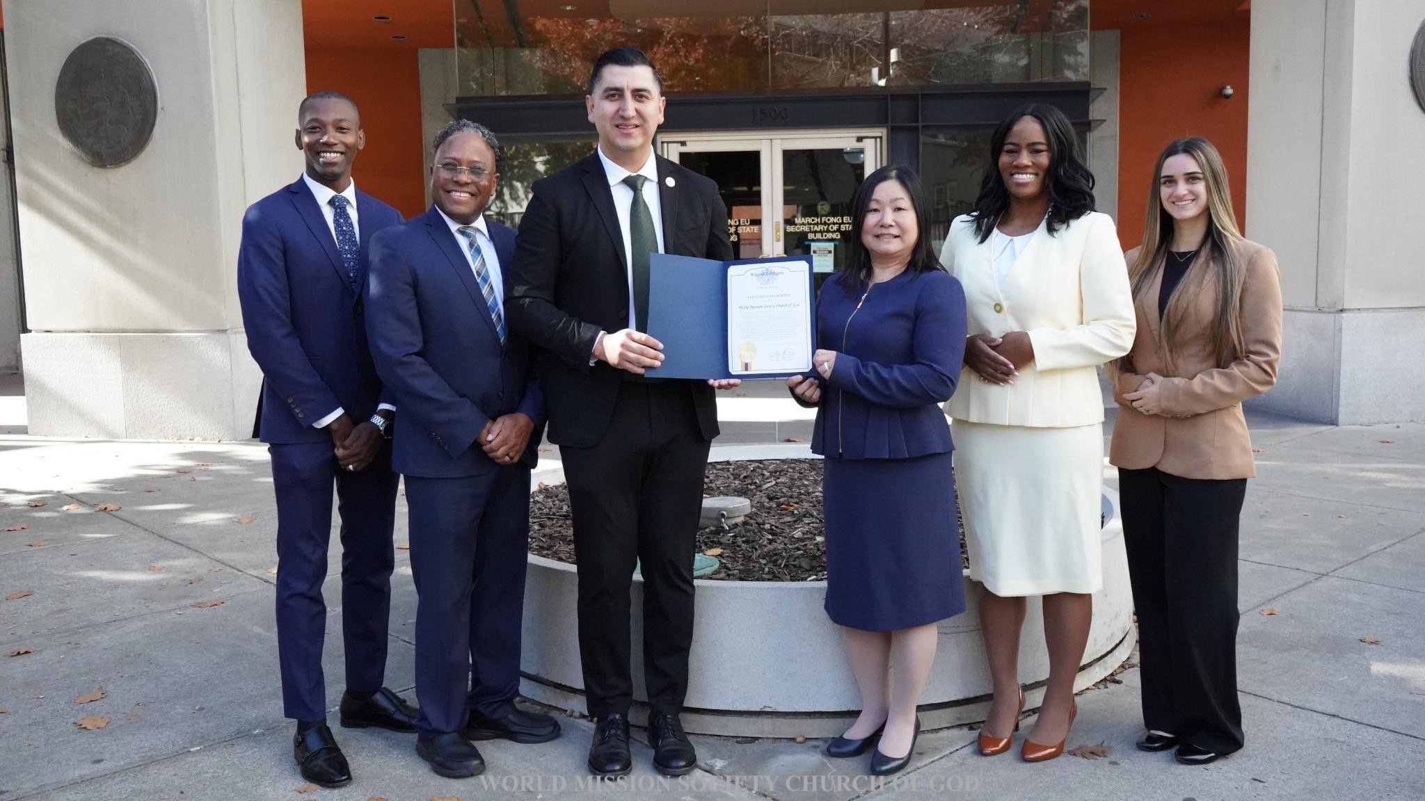 Read more about the article California Secretary of State Recognizes World Mission Society Church of God