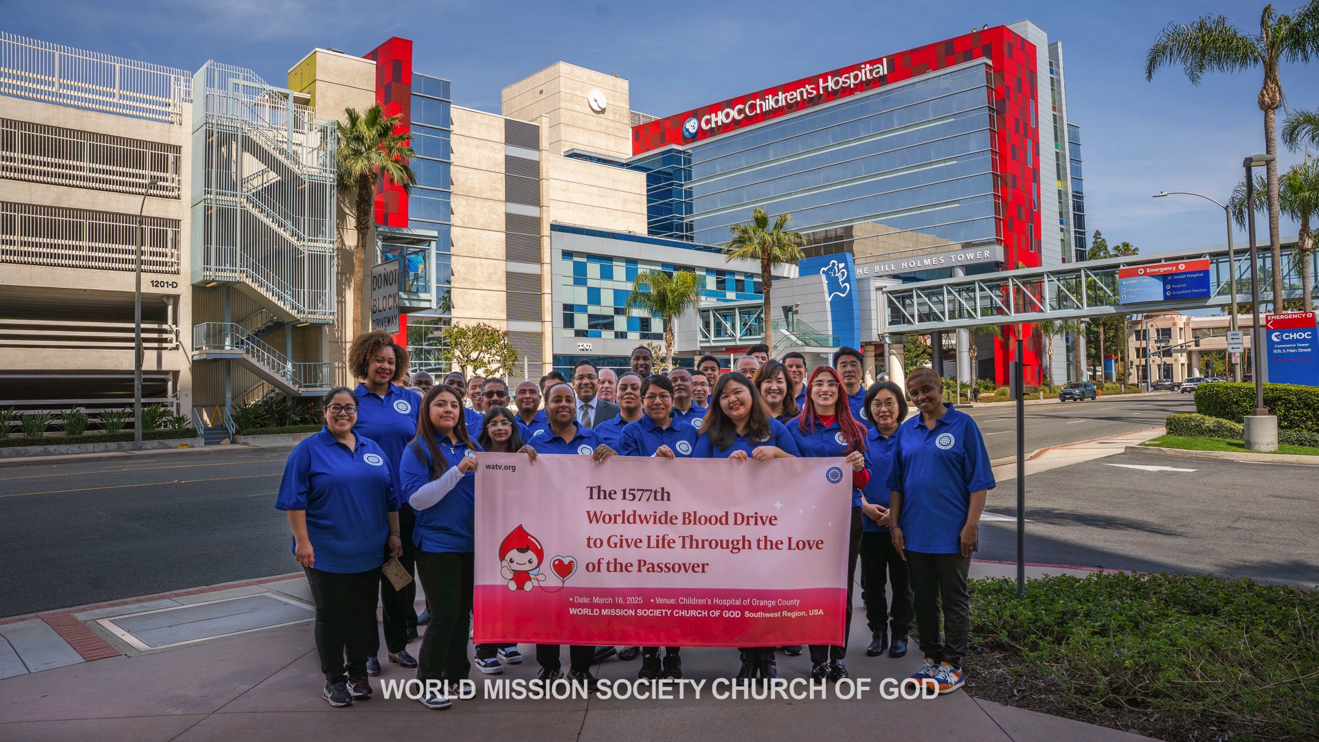 Read more about the article 1577th Worldwide Blood Drive to Give Life Through the Love of the Passover in Orange County